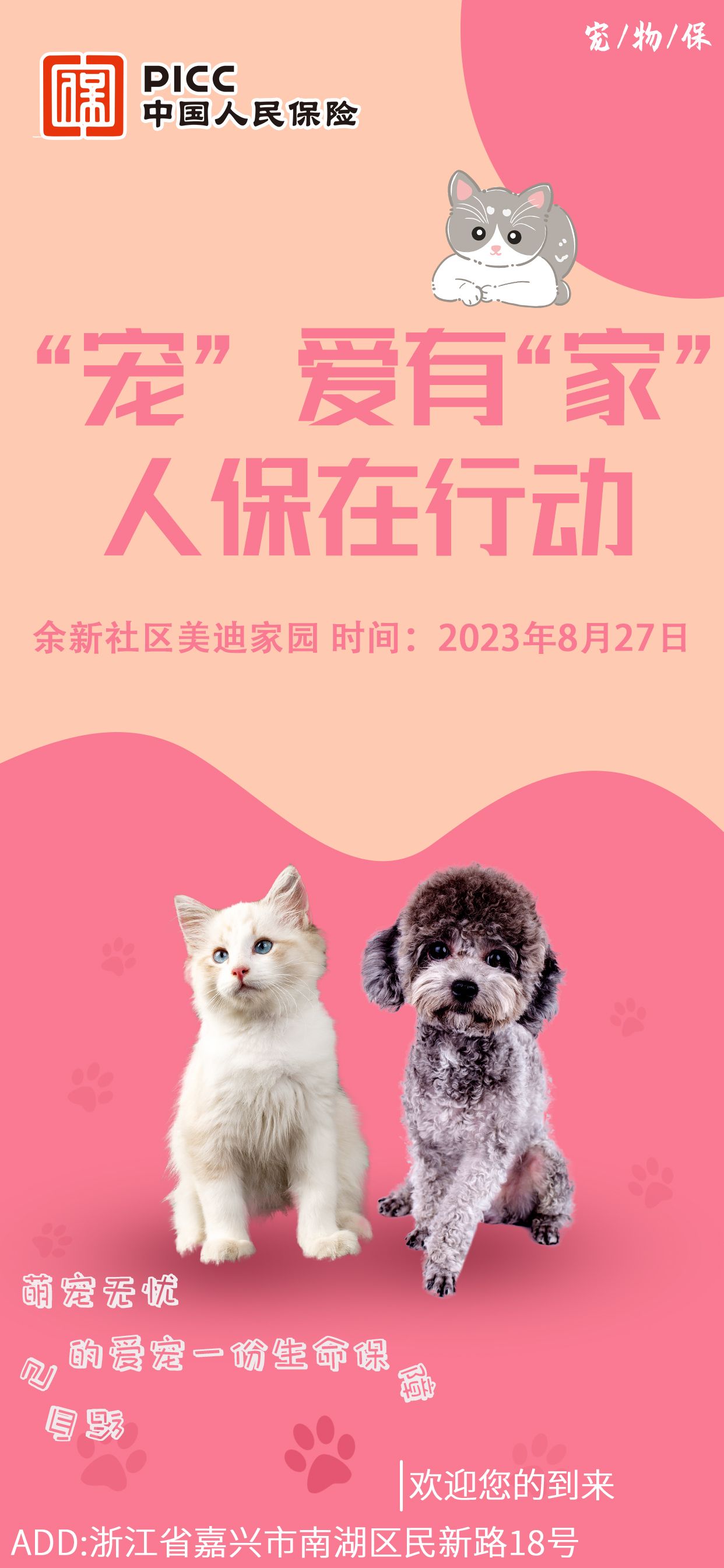 “宠”爱有“家”，人保在行动-余新社区美迪家园站
